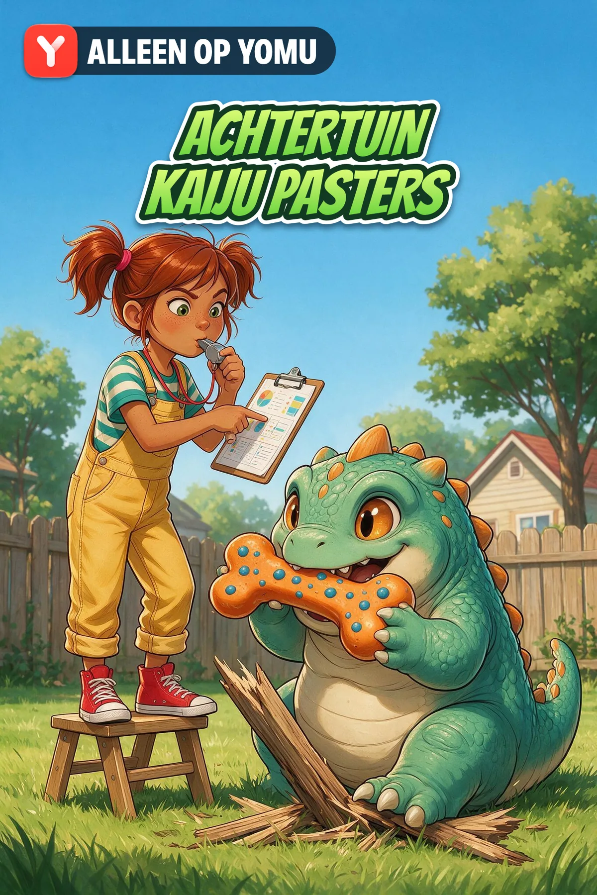 Achtertuin Kaiju Pasters