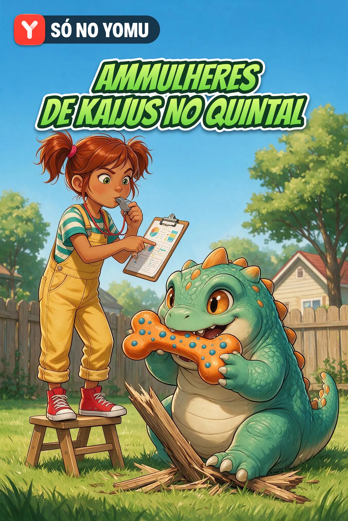 Ammulheres de Kaijus no Quintal
