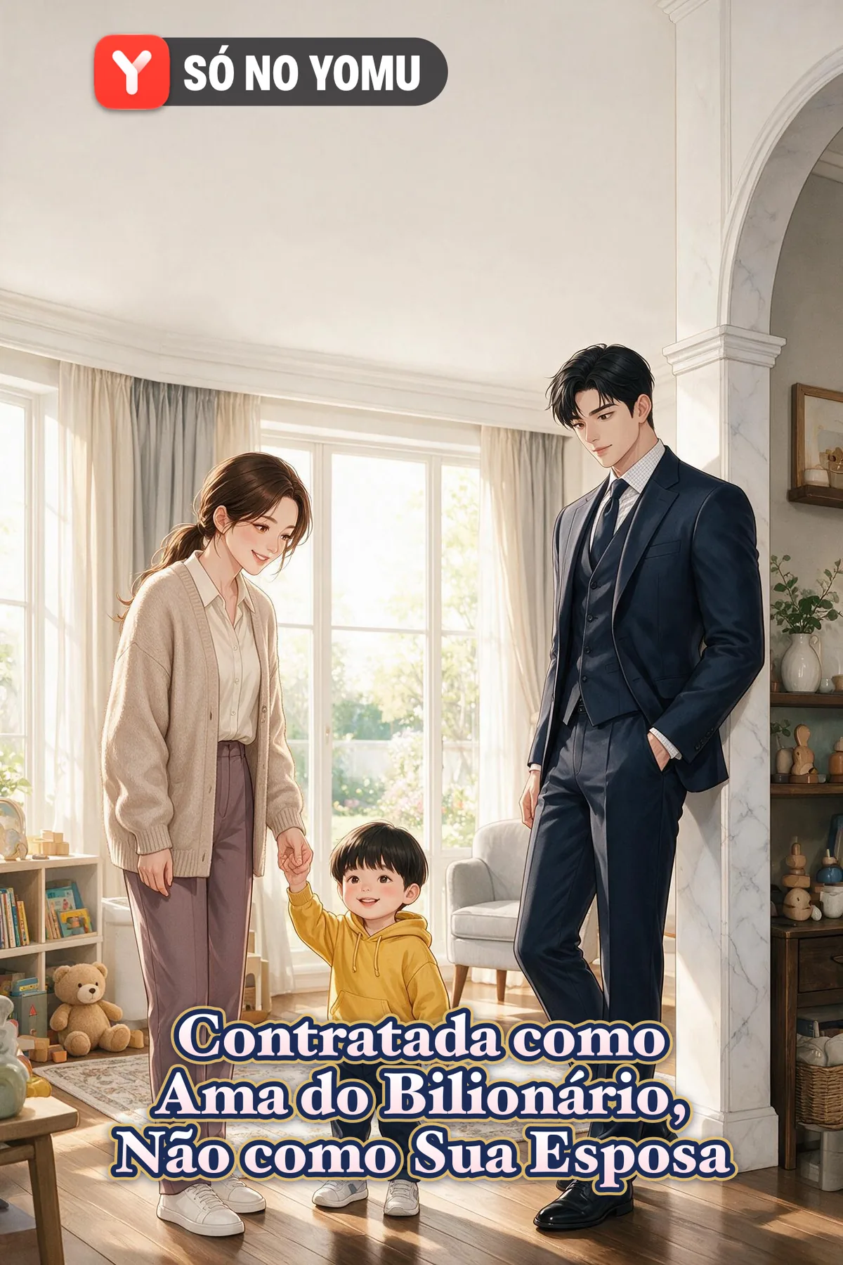 Contratada como Ama do Bilionário, Não como Sua Esposa