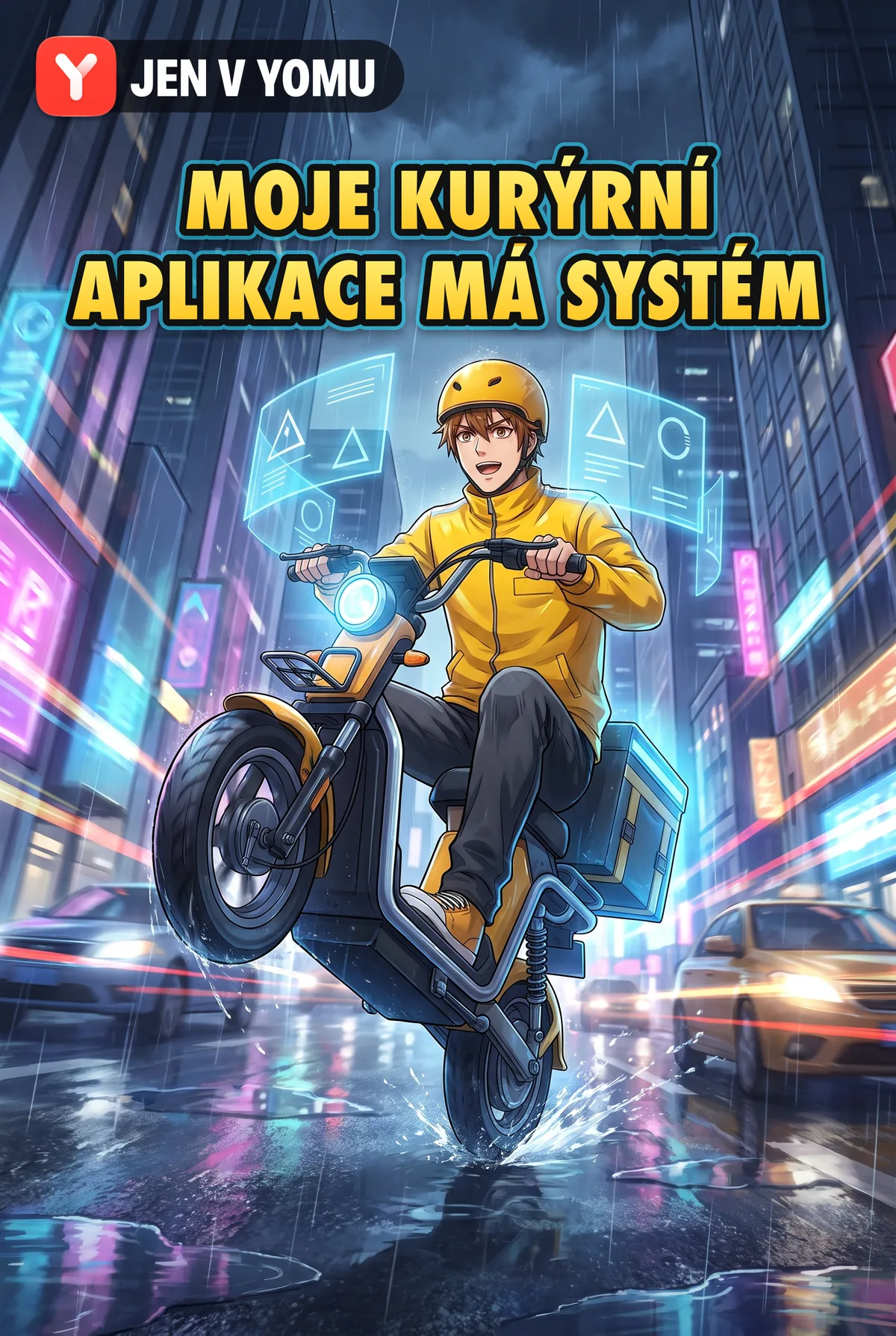 Moje kurýrní aplikace má systém
