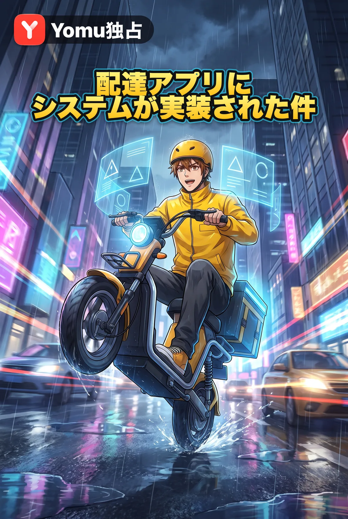 配達アプリにシステムが実装された件