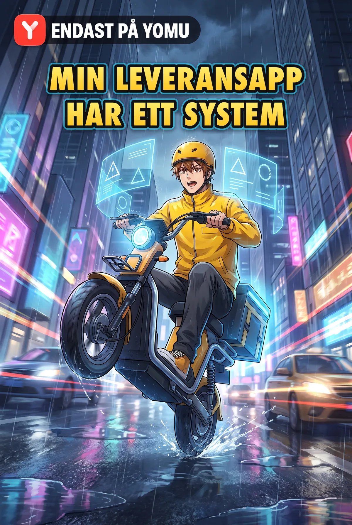 Min leveransapp har ett system