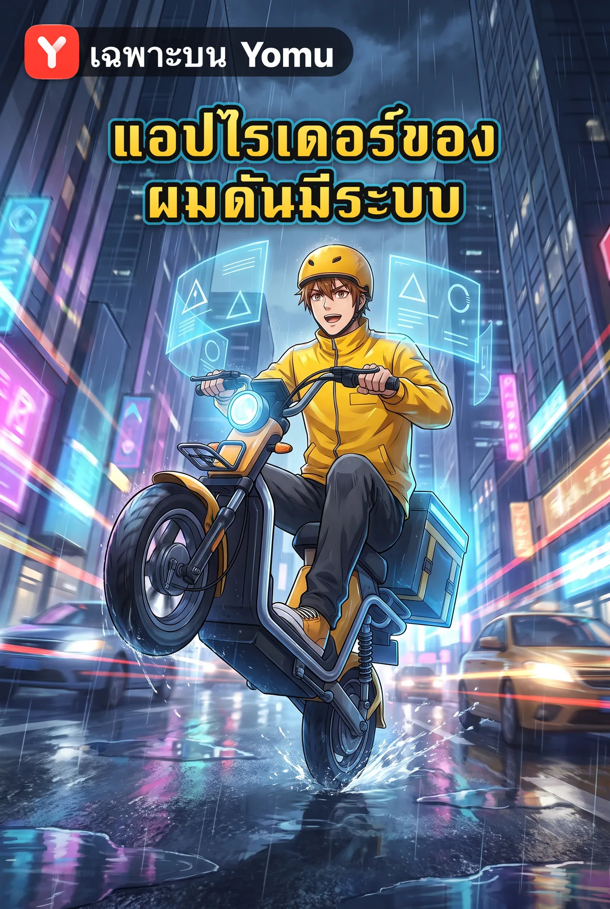 แอปไรเดอร์ของผมดันมีระบบ