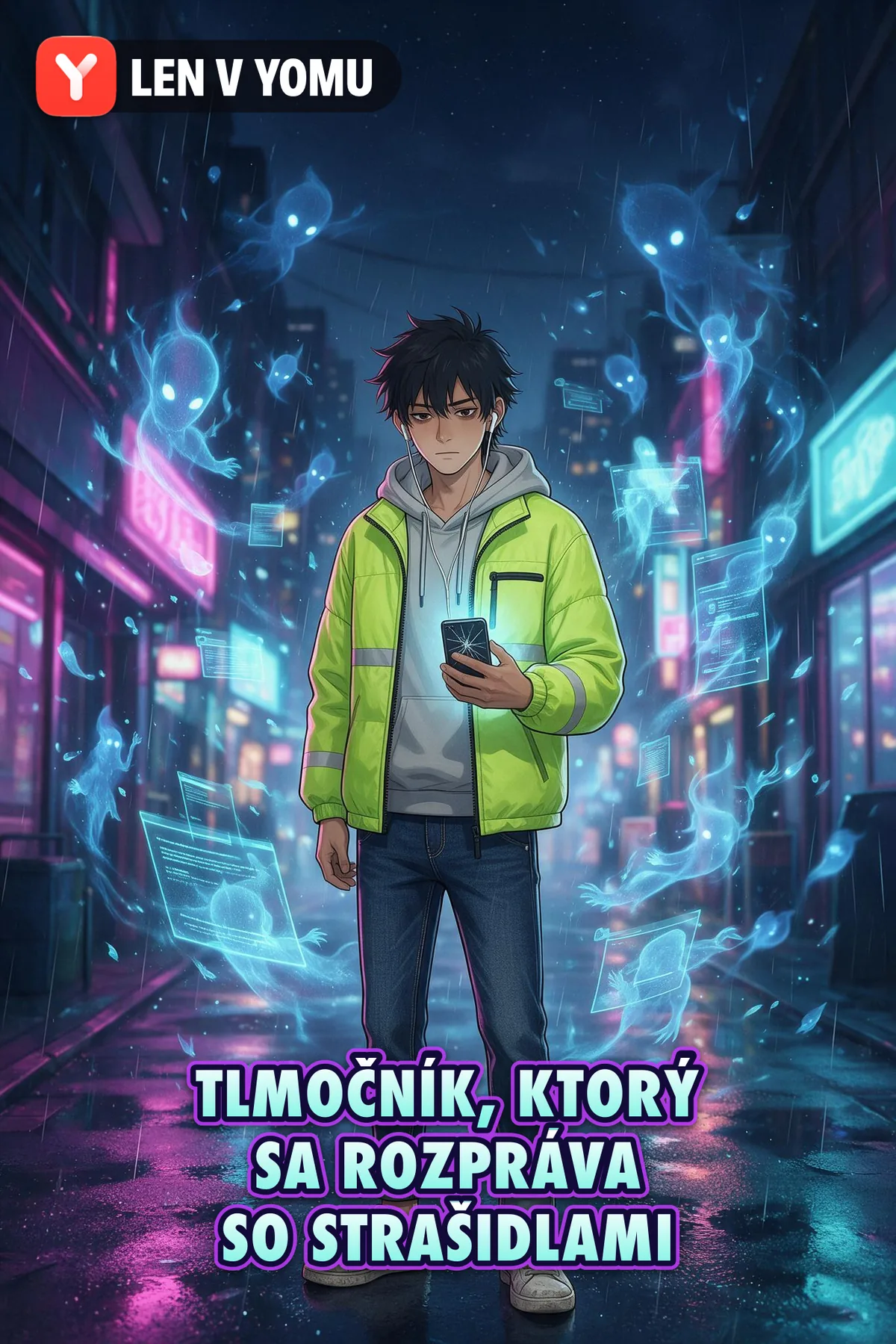 Tlmočník, ktorý sa rozpráva so strašidlami