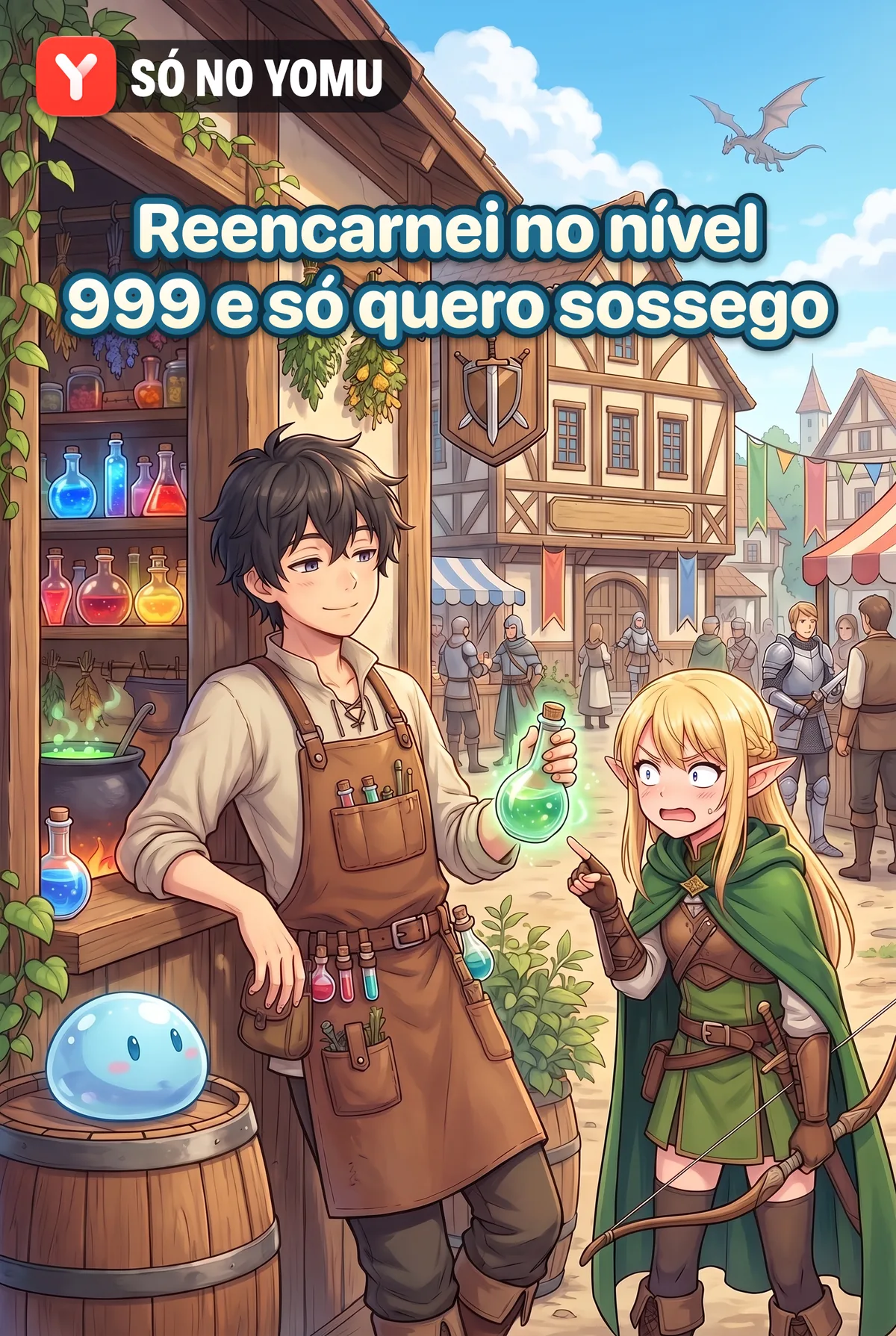 Reencarnei no nível 999 e só quero sossego