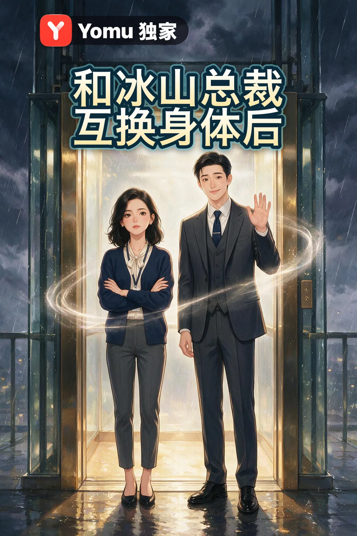 和冰山总裁互换身体后