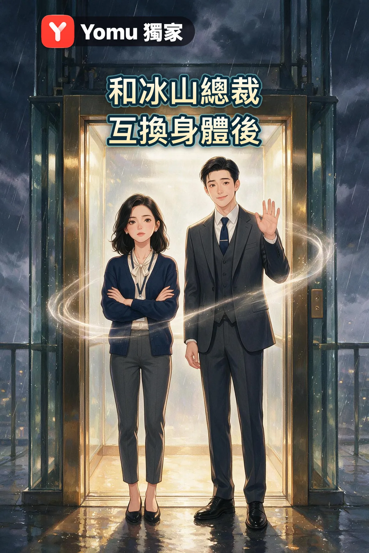 和冰山總裁互換身體後